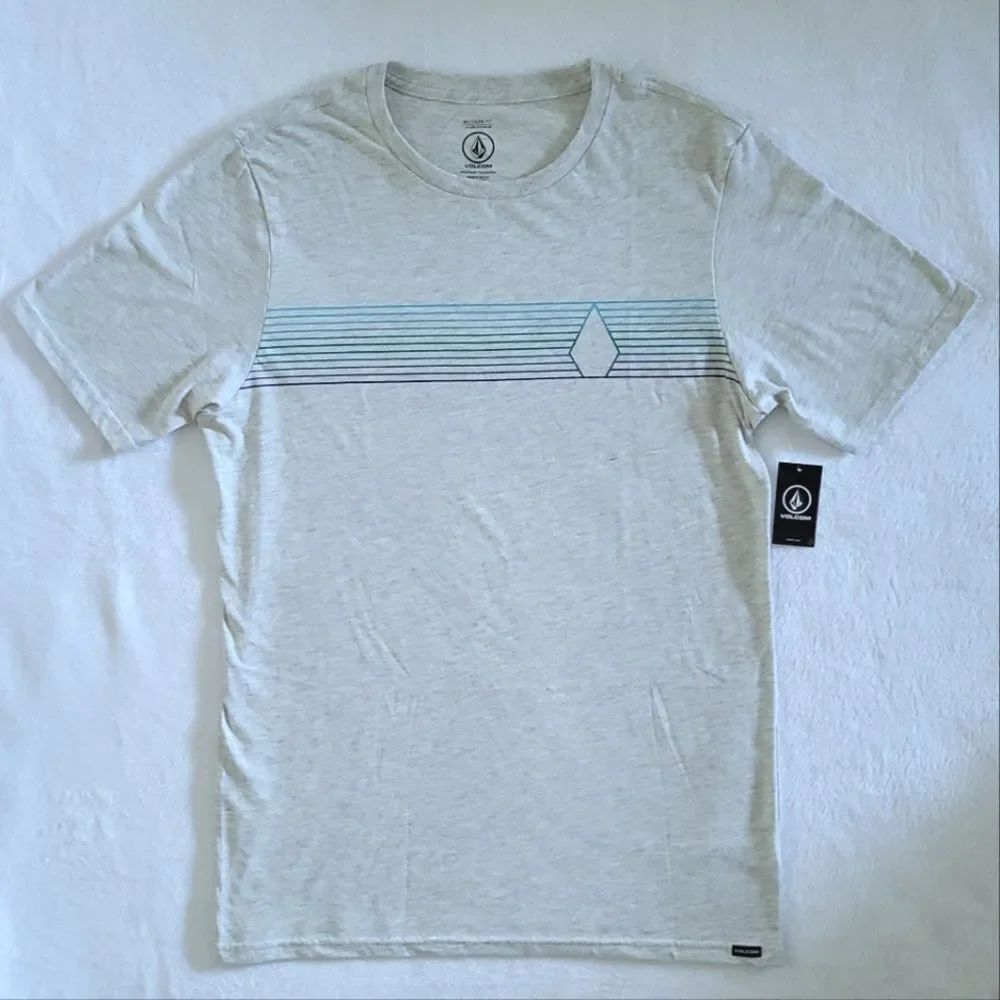 Volcom💎 Heather Grey "Optic"👁 Graphic Tee👕 - NWT